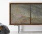 Buffet Juwelo 150 cm acacia nature avec placage de pierre 4